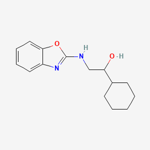 2-(1,3-Benzoxazol-2-ylamino)-1-cyclohexylethanol