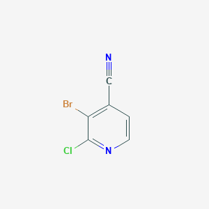 3-Bromo-2-chloropyridine-4-carbonitrile