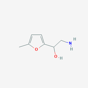 molecular formula C7H11NO2 B2915086 2-Amino-1-(5-methylfuran-2-yl)ethan-1-ol CAS No. 926265-41-0