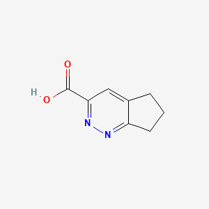 molecular formula C8H8N2O2 B2915100 6,7-Dihydro-5H-cyclopenta[c]pyridazine-3-carboxylic acid CAS No. 2444577-95-9