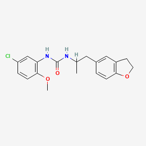 1-(5-Chloro-2-methoxyphenyl)-3-(1-(2,3-dihydrobenzofuran-5-yl)propan-2-yl)urea