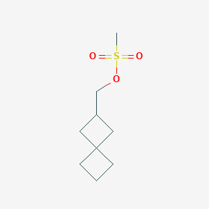 {Spiro[3.3]heptan-2-yl}methyl methanesulfonate