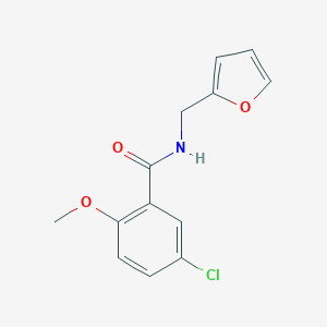 5-chloro-N-(furan-2-ylmethyl)-2-methoxybenzamide