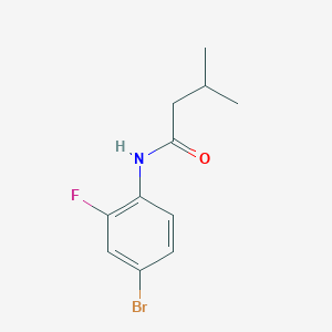 N-(4-bromo-2-fluorophenyl)-3-methylbutanamide