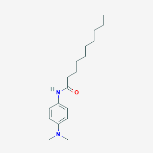 molecular formula C18H30N2O B291522 N-[4-(dimethylamino)phenyl]decanamide 