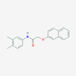molecular formula C20H19NO2 B291523 N-(3,4-dimethylphenyl)-2-(2-naphthyloxy)acetamide 