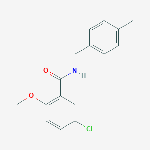 5-chloro-2-methoxy-N-(4-methylbenzyl)benzamide
