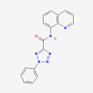 2-phenyl-N-(quinolin-8-yl)-2H-tetrazole-5-carboxamide
