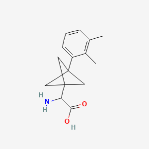 2-Amino-2-[3-(2,3-dimethylphenyl)-1-bicyclo[1.1.1]pentanyl]acetic acid