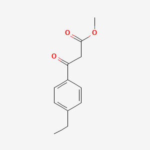 molecular formula C12H14O3 B2915300 3-(4-乙基苯基)-3-氧代丙酸甲酯 CAS No. 219745-13-8
