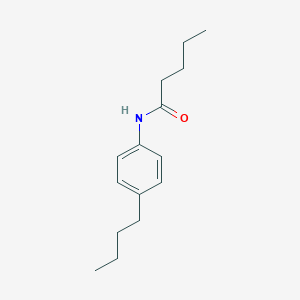 molecular formula C15H23NO B291534 N-(4-butylphenyl)pentanamide 