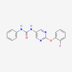 1-(2-(2-Fluorophenoxy)pyrimidin-5-yl)-3-phenylurea