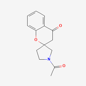 1'-Acetylspiro[chroman-2,3'-pyrrolidin]-4-one