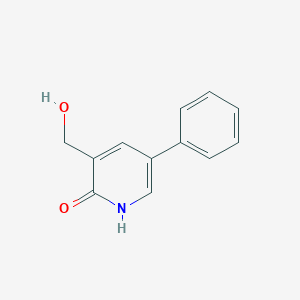 molecular formula C12H11NO2 B2915393 3-(Hydroxymethyl)-5-phenylpyridin-2-ol CAS No. 1227591-01-6