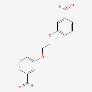 molecular formula C16H14O4 B2915405 3-[2-(3-Formylphenoxy)ethoxy]benzaldehyde CAS No. 83169-98-6