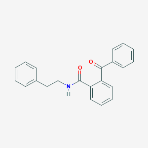 molecular formula C22H19NO2 B291542 2-benzoyl-N-(2-phenylethyl)benzamide 