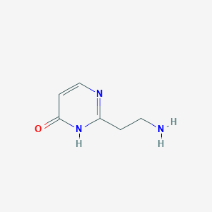 molecular formula C6H9N3O B2915434 2-(4-Hydroxypyrimidin-2-YL)ethanamine CAS No. 944898-56-0