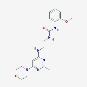 1-(2-Methoxyphenyl)-3-(2-((2-methyl-6-morpholinopyrimidin-4-yl)amino)ethyl)urea