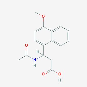3-(Acetylamino)-3-(4-methoxy-1-naphthyl)-propanoic acid