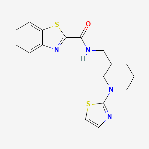 N-((1-(thiazol-2-yl)piperidin-3-yl)methyl)benzo[d]thiazole-2-carboxamide