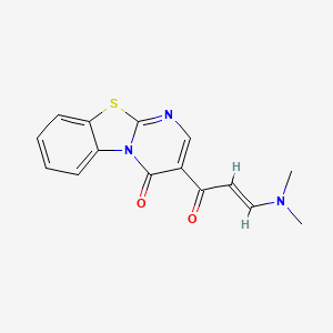B2915506 3-[(E)-3-(dimethylamino)prop-2-enoyl]pyrimido[2,1-b][1,3]benzothiazol-4-one CAS No. 343375-13-3