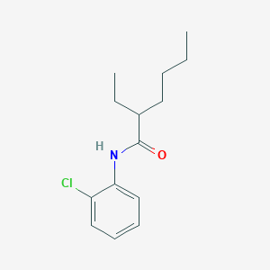 molecular formula C14H20ClNO B291552 N-(2-chlorophenyl)-2-ethylhexanamide 