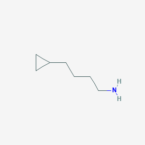 molecular formula C7H15N B2915550 4-Cyclopropylbutan-1-amine CAS No. 267875-72-9
