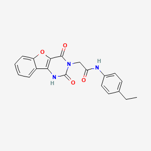B2915551 2-(2,4-dioxo-1,2-dihydrobenzofuro[3,2-d]pyrimidin-3(4H)-yl)-N-(4-ethylphenyl)acetamide CAS No. 1251703-52-2