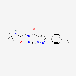 N-tert-butyl-2-[2-(4-ethylphenyl)-4-oxopyrazolo[1,5-d][1,2,4]triazin-5(4H)-yl]acetamide