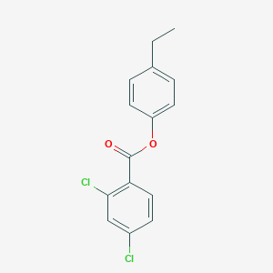 molecular formula C15H12Cl2O2 B291557 4-Ethylphenyl 2,4-dichlorobenzoate 