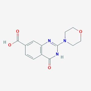 2-(Morpholin-4-yl)-4-oxo-3,4-dihydroquinazoline-7-carboxylic acid