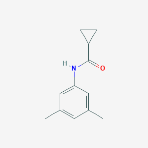 molecular formula C12H15NO B291562 N-(3,5-dimethylphenyl)cyclopropanecarboxamide 