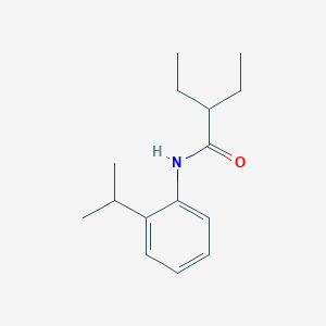 molecular formula C15H23NO B291563 2-ethyl-N-(2-isopropylphenyl)butanamide 