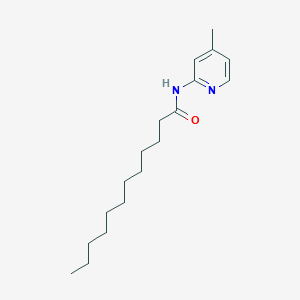 molecular formula C18H30N2O B291566 N-(4-methylpyridin-2-yl)dodecanamide 