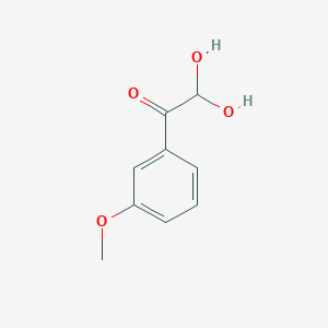 molecular formula C9H10O4 B2915661 2,2-Dihydroxy-1-(3-methoxyphenyl)ethanone CAS No. 118888-62-3; 1201806-19-0