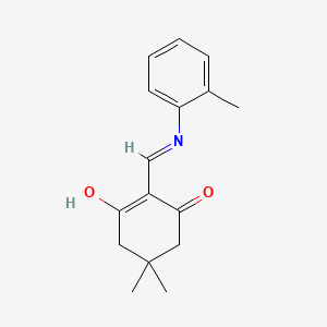 5,5-Dimethyl-2-((o-tolylamino)methylene)cyclohexane-1,3-dione