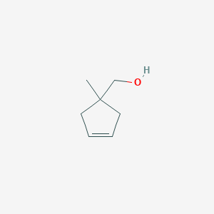 molecular formula C7H12O B2915698 （1-甲基环戊-3-烯基）甲醇 CAS No. 175911-71-4