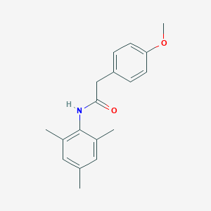 molecular formula C18H21NO2 B291570 N-mesityl-2-(4-methoxyphenyl)acetamide 