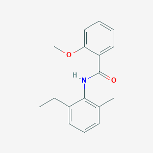 molecular formula C17H19NO2 B291571 N-(2-ethyl-6-methylphenyl)-2-methoxybenzamide 