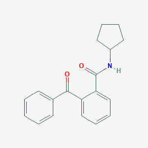 molecular formula C19H19NO2 B291574 2-benzoyl-N-cyclopentylbenzamide 