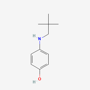 molecular formula C11H17NO B2915744 4-(2,2-Dimethylpropylamino)phenol CAS No. 59571-10-7