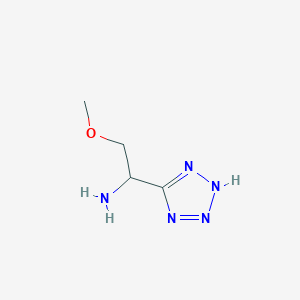 2-methoxy-1-(1H-1,2,3,4-tetrazol-5-yl)ethan-1-amine