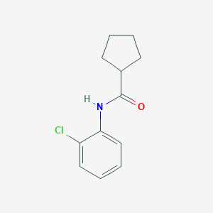 molecular formula C12H14ClNO B291579 N-(2-chlorophenyl)cyclopentanecarboxamide 