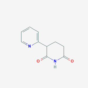molecular formula C10H10N2O2 B2915795 吡啶基戊二酰亚胺 CAS No. 99071-79-1