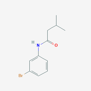 molecular formula C11H14BrNO B291580 N-(3-bromophenyl)-3-methylbutanamide 