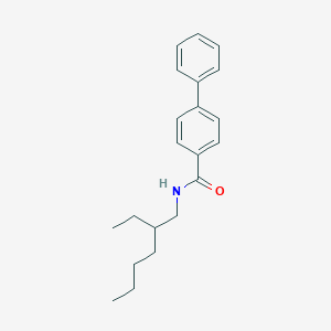 molecular formula C21H27NO B291582 N-(2-ethylhexyl)[1,1'-biphenyl]-4-carboxamide 