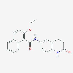 2-ethoxy-N-(2-oxo-1,2,3,4-tetrahydroquinolin-6-yl)-1-naphthamide