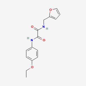 molecular formula C15H16N2O4 B2915822 N-(4-乙氧基苯基)-N'-呋喃-2-基甲基-草酰胺 CAS No. 331863-32-2
