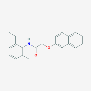 molecular formula C21H21NO2 B291584 N-(2-ethyl-6-methylphenyl)-2-(2-naphthyloxy)acetamide 