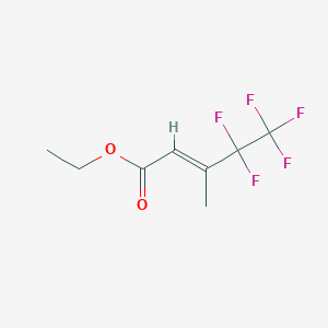 Ethyl (E)-4,4,5,5,5-pentafluoro-3-methylpent-2-enoate